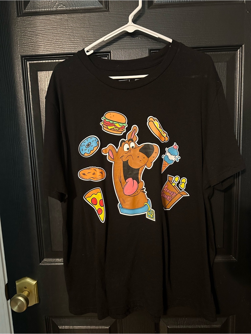 Scooby-Doo Black Short Sleeve Graphic Tee - Picture 1 of 1